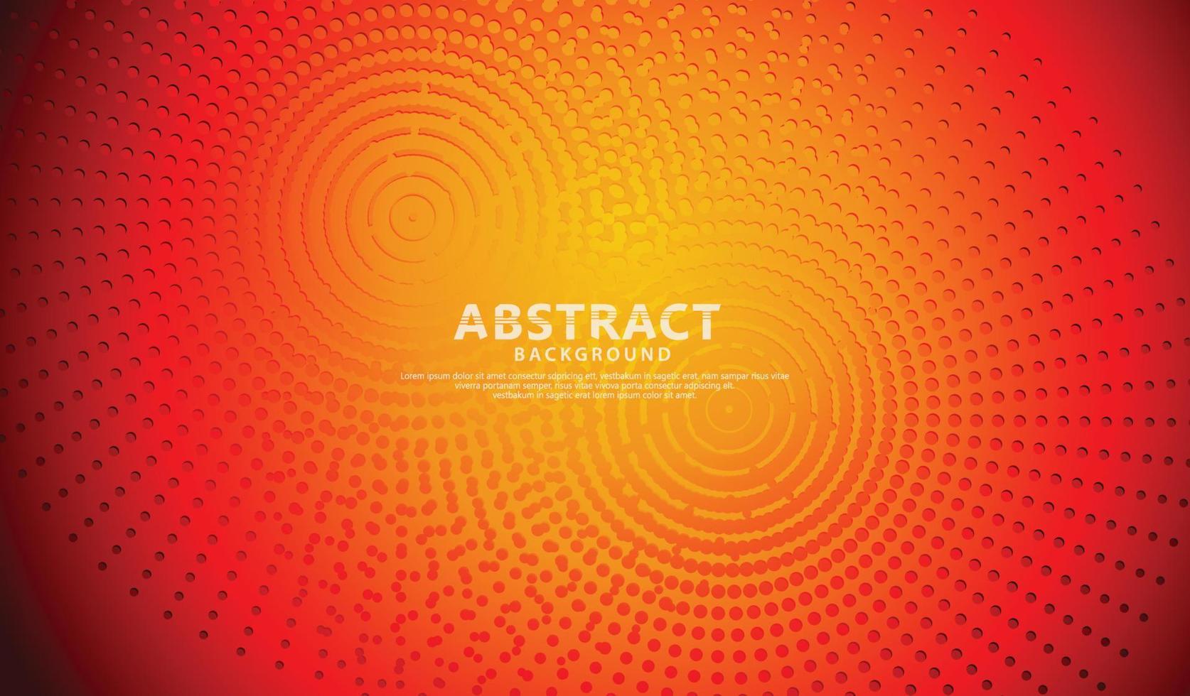 Abstract background with vector geometric illustration of dots halftone sliced shapes textured. Graphic design element.