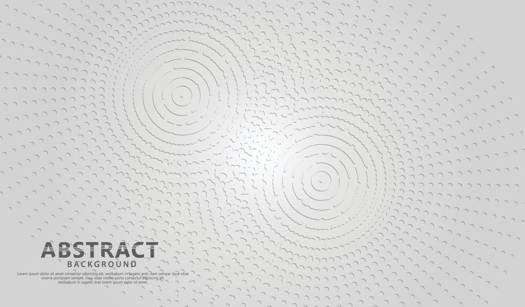 Abstract background with vector geometric illustration of dots halftone sliced shapes textured. Graphic design element.