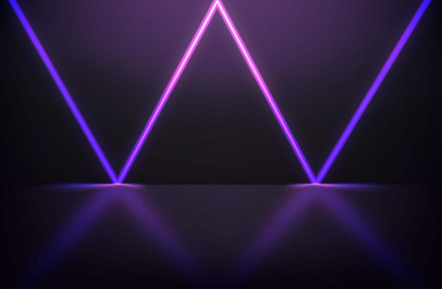 Black room 2024 with neon lights
