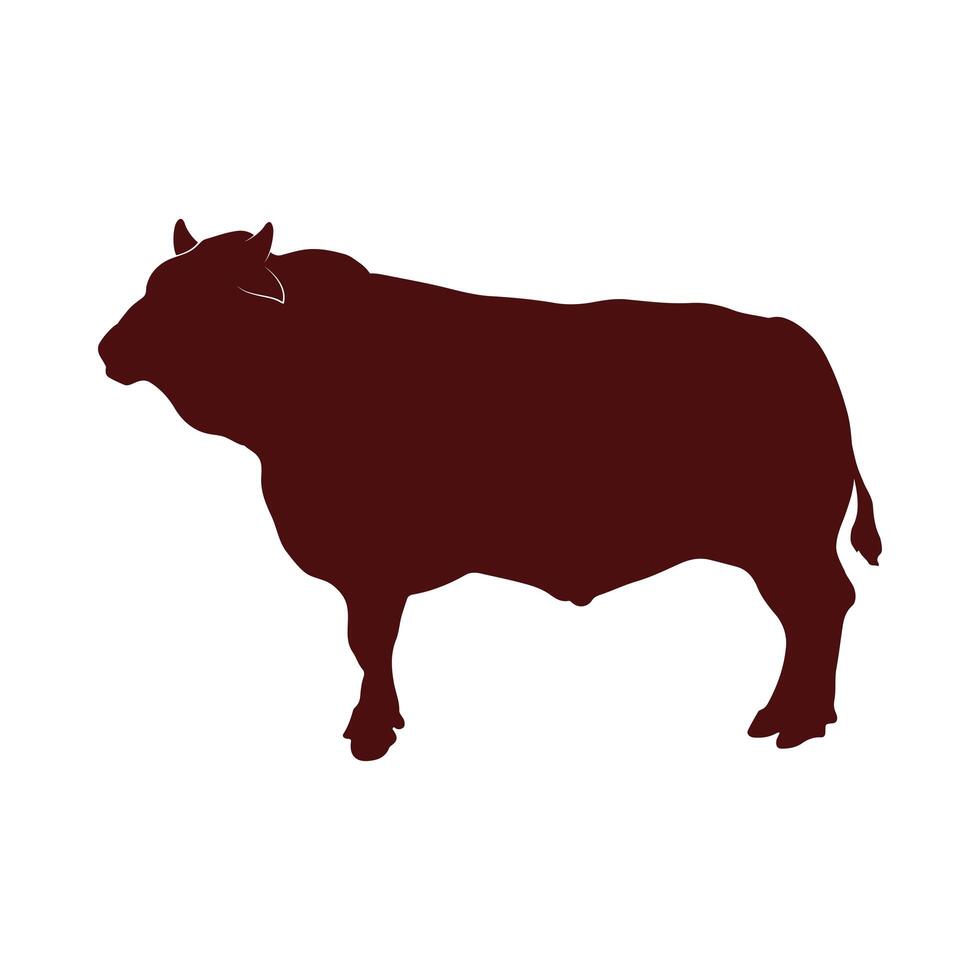 grill bbq bull vector