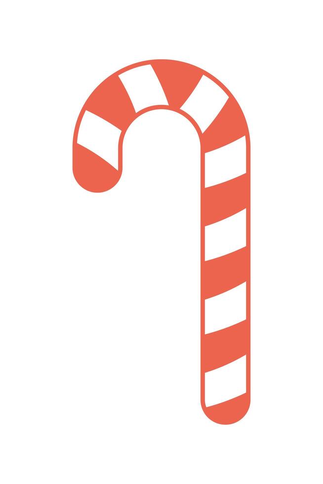 sweet cane candy vector