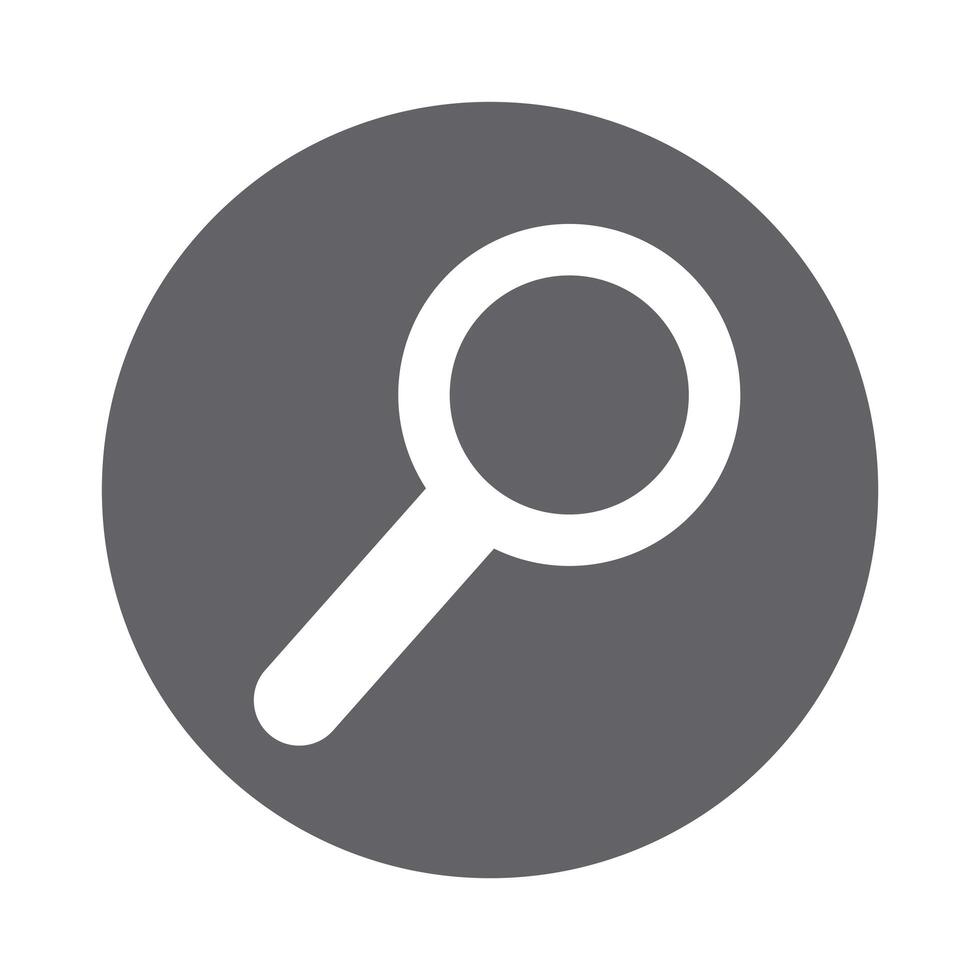 magnifying glass icon vector
