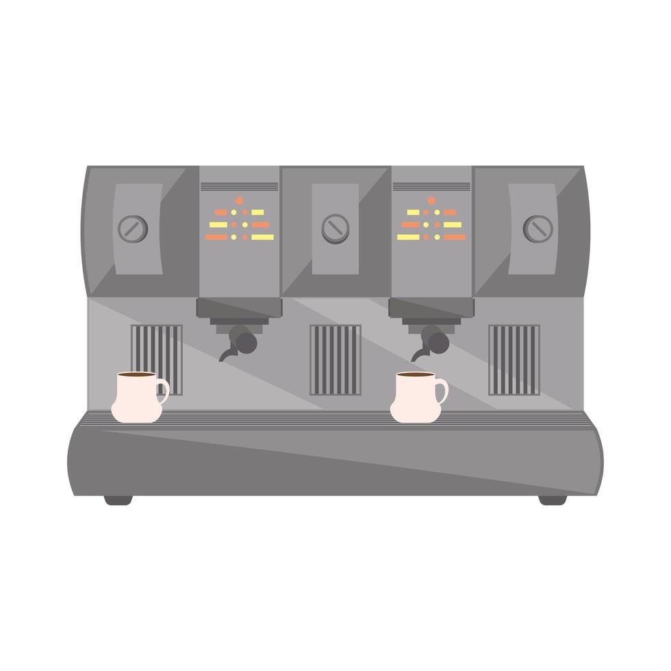 coffee shop maker machine vector