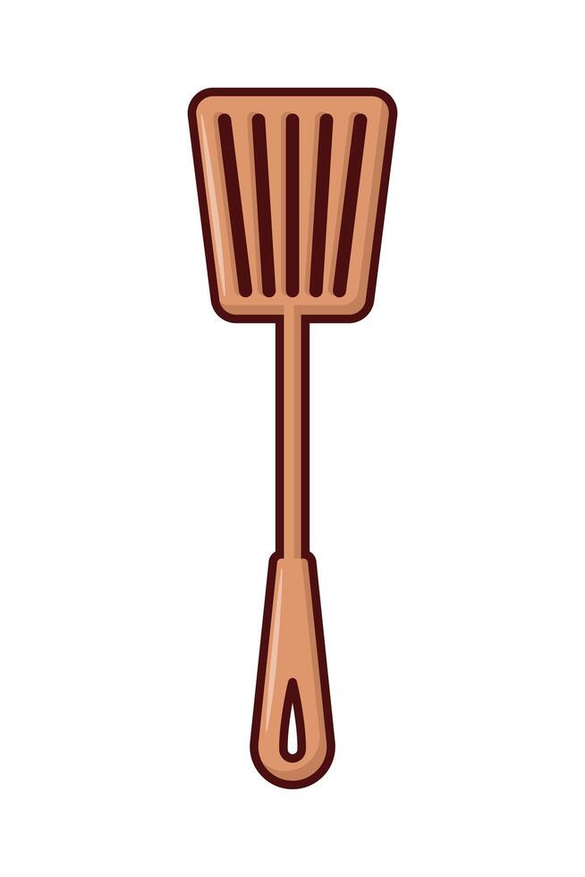 bbq grill spatule vector