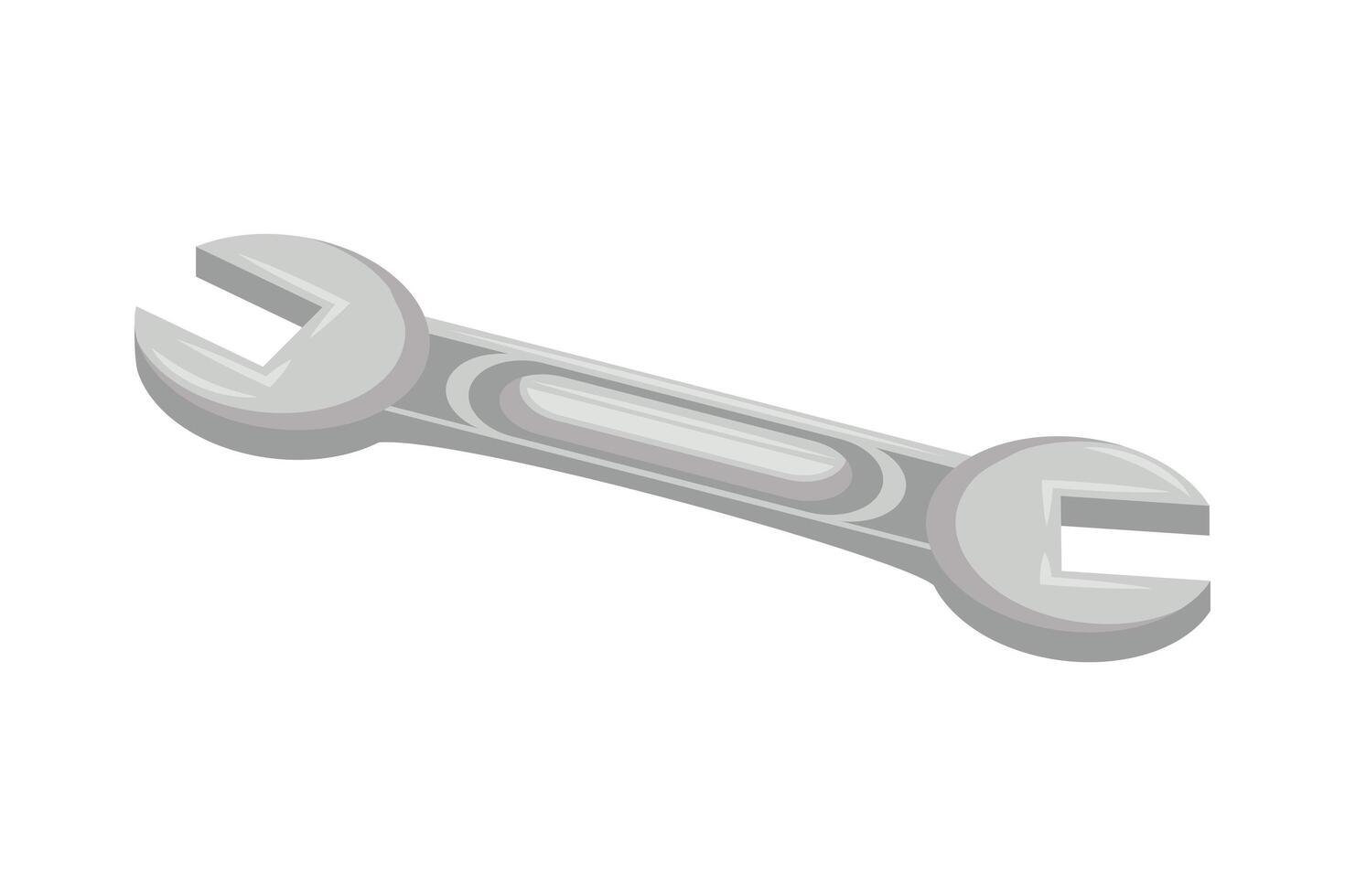 wrench key tool vector