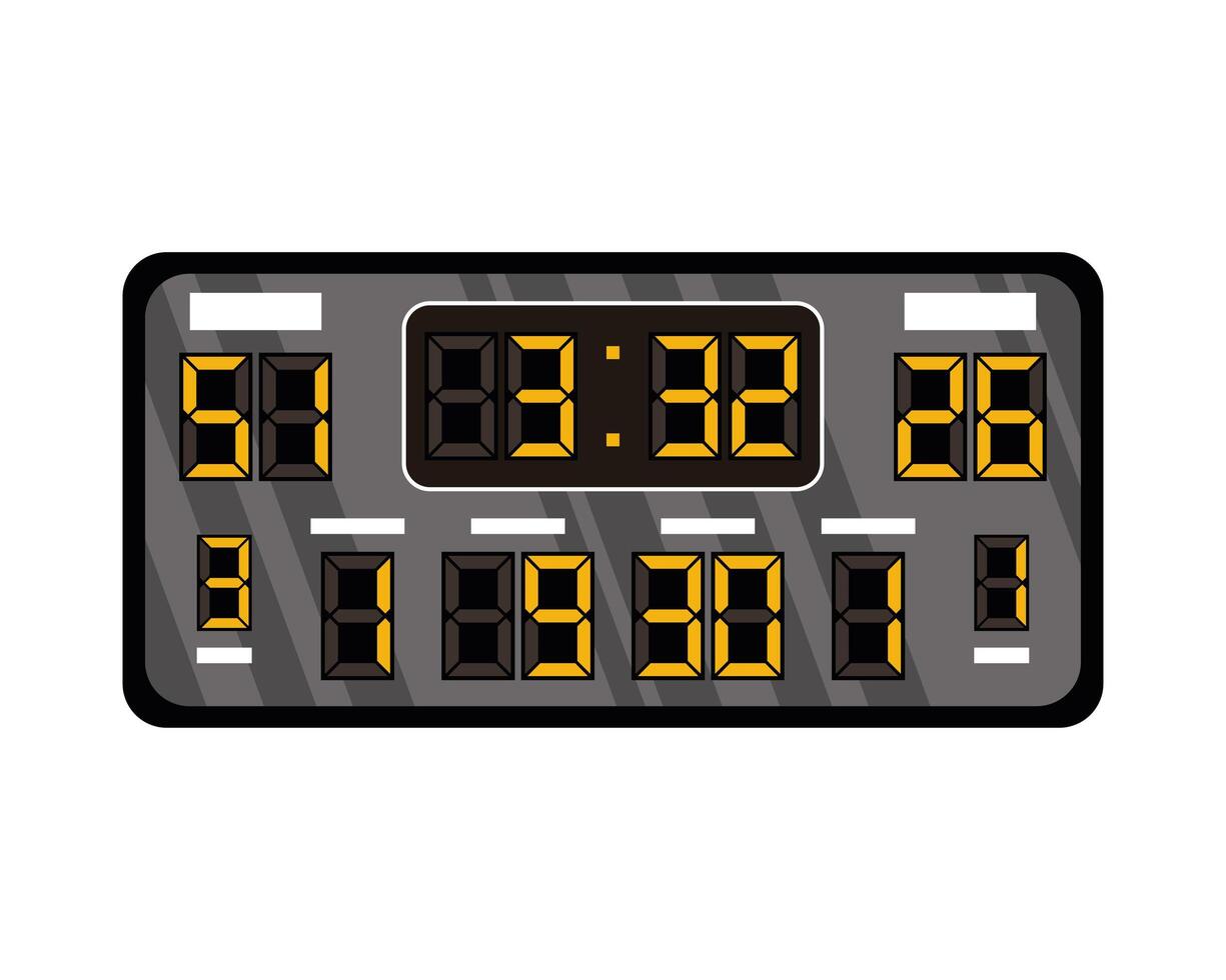 scoreboard sport equipment vector