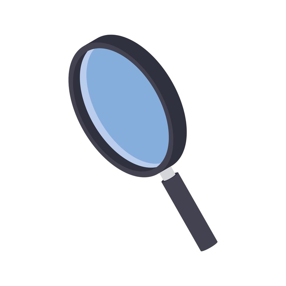 searh magnifying glass vector
