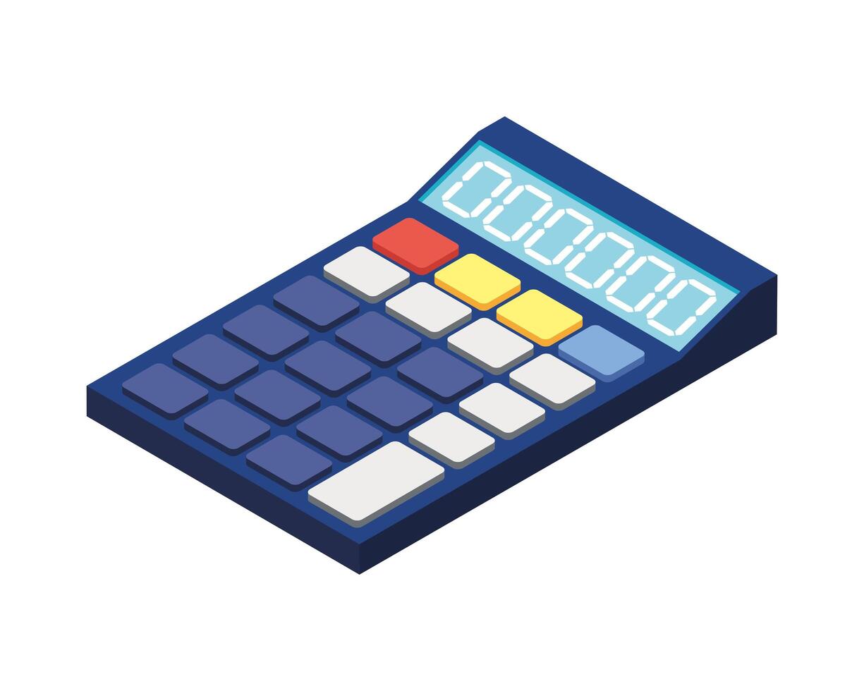 calculator math device vector