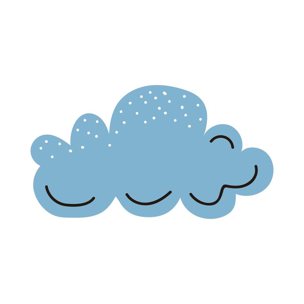 cloud sky doodle vector