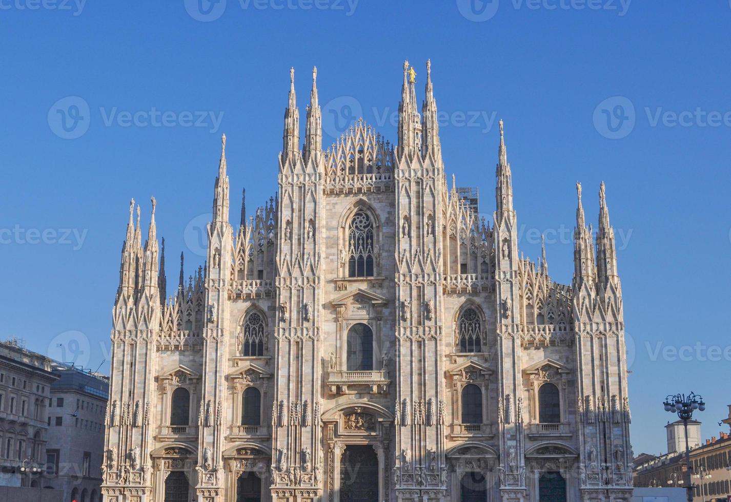 Duomo di Milano gothic cathedral church Milan Italy photo