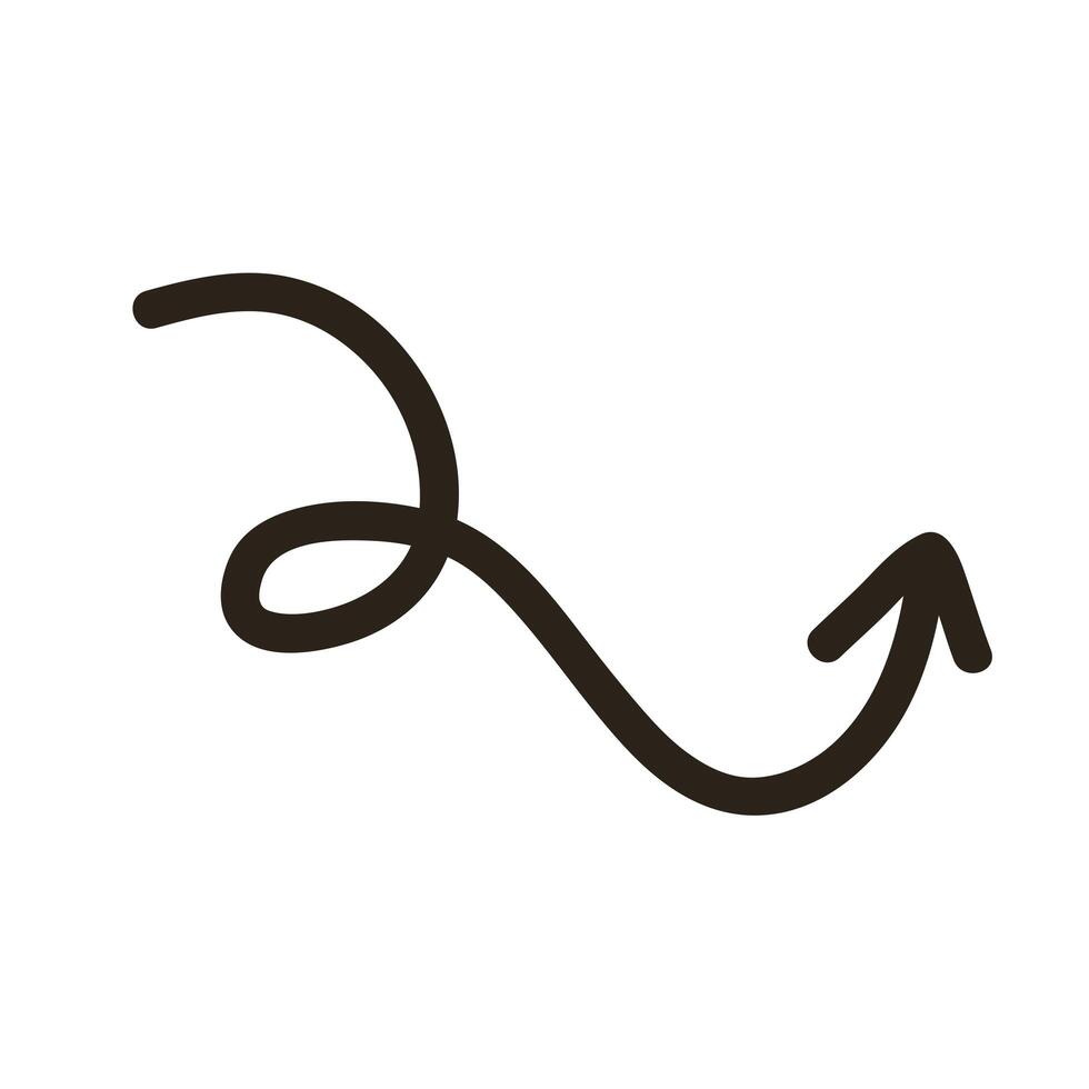 black arrow design vector