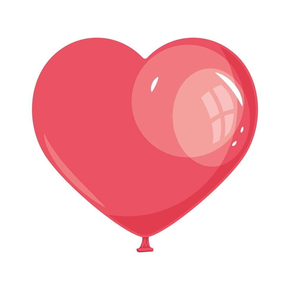 heart balloon helium vector
