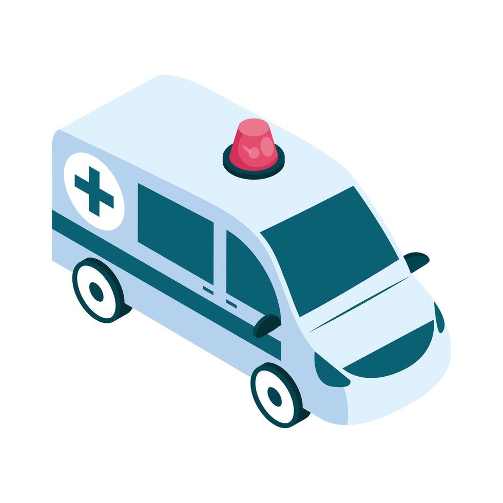 ambulance medical service vector