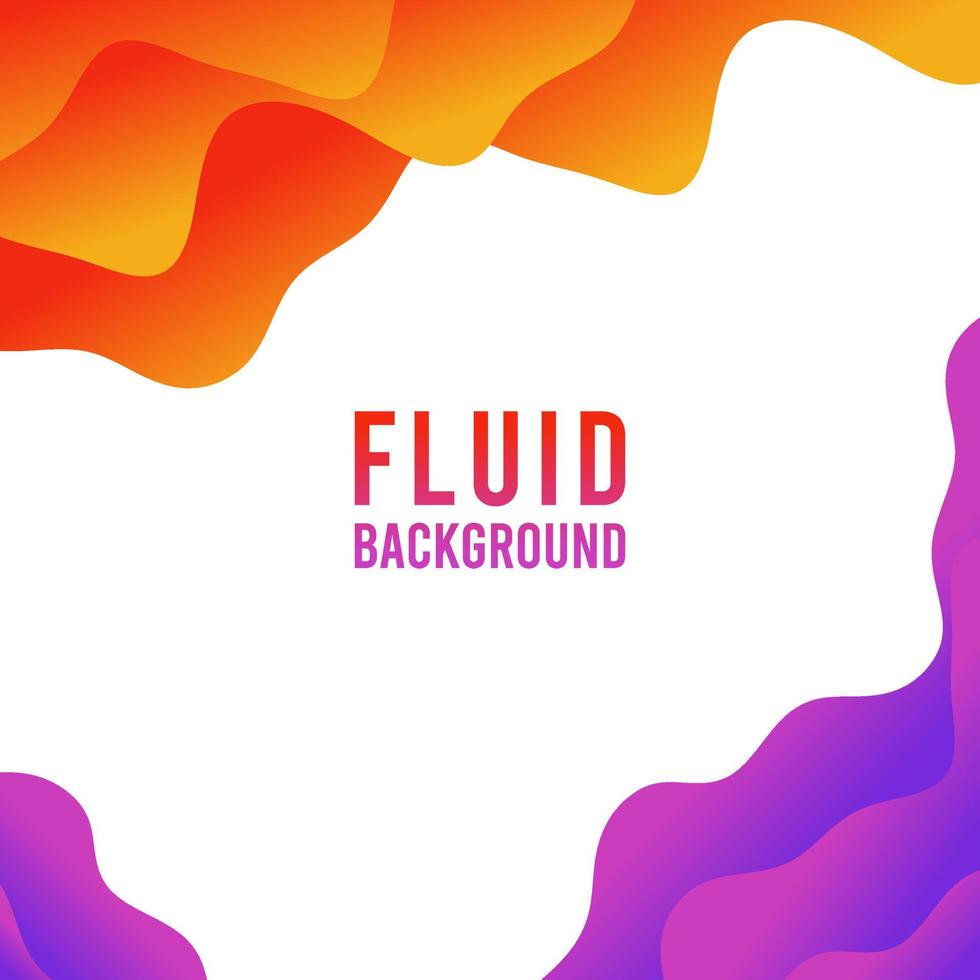 Modern Fluid Gradient Colors Abstract Background vector