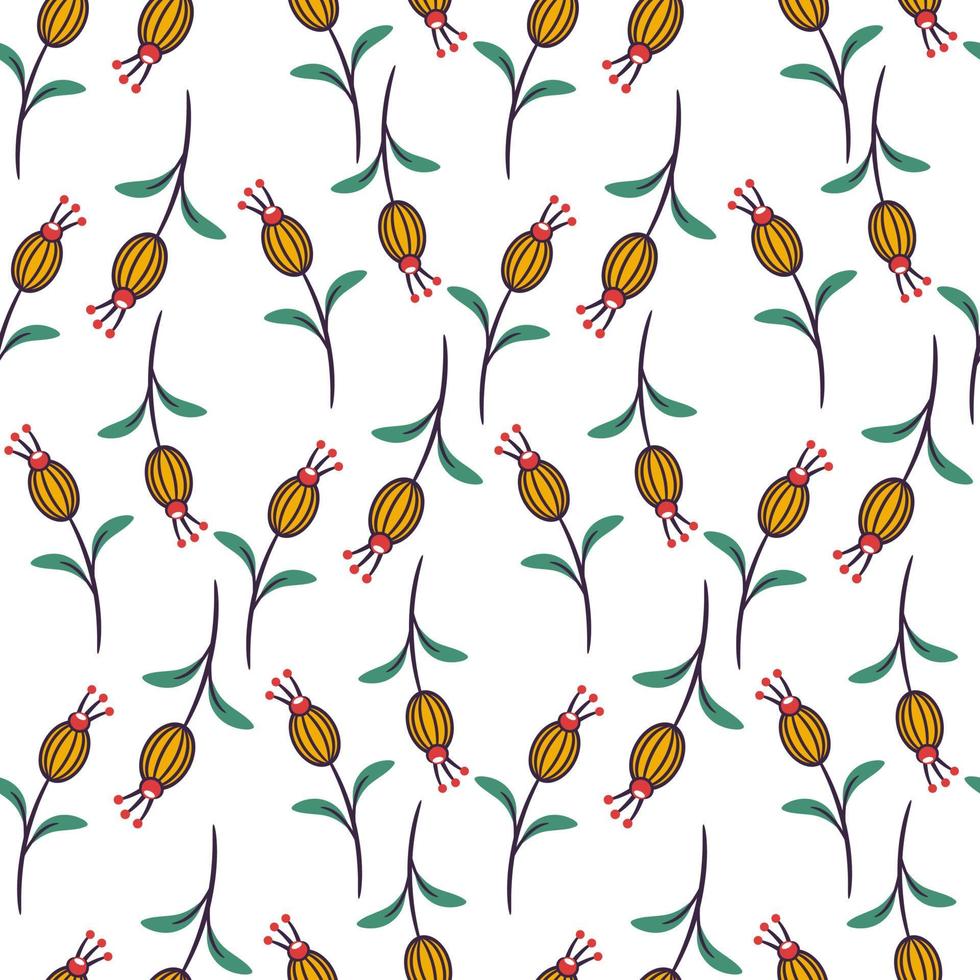 Beautiful Abstract Floral Seamless Pattern vector