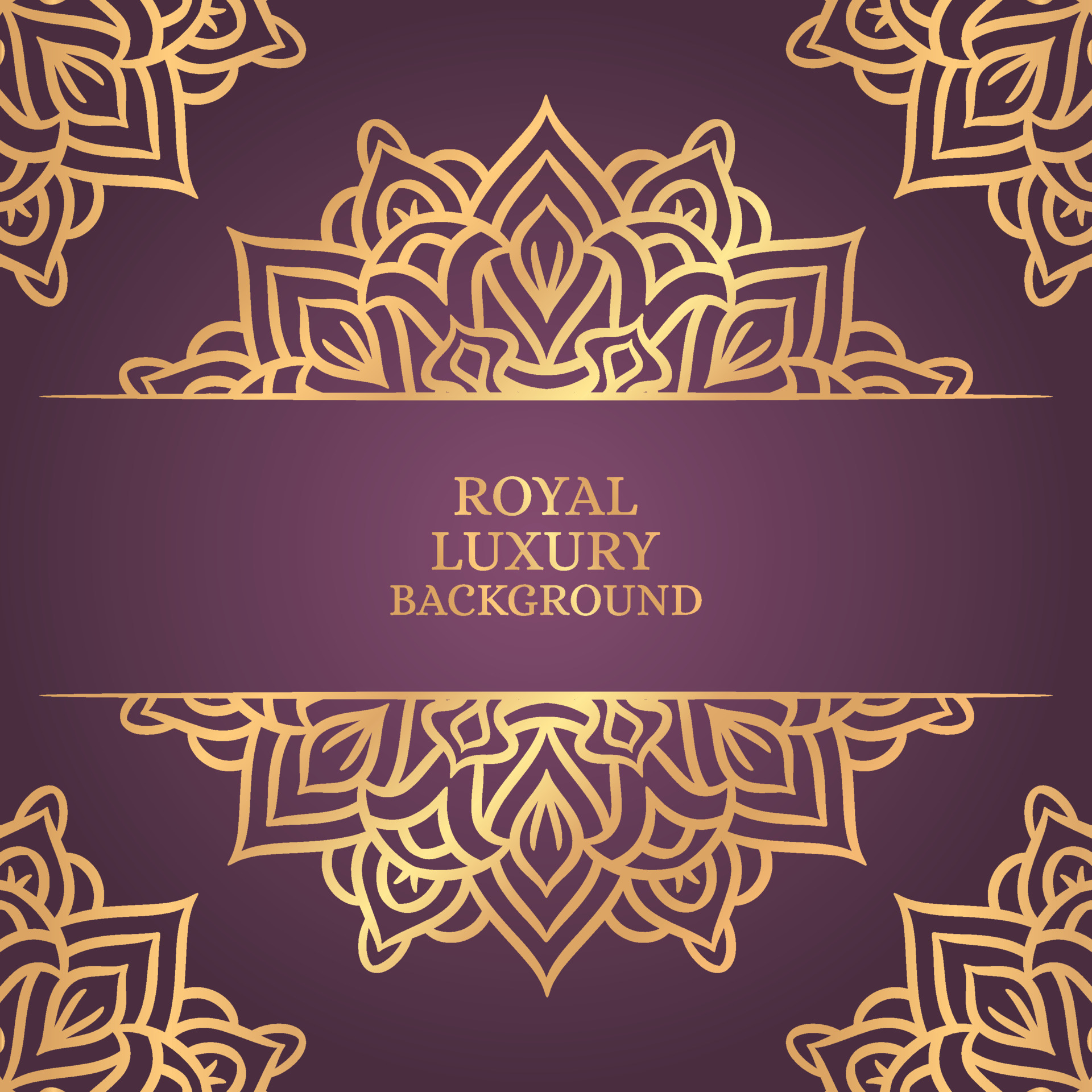 Royal luxury mandala background with golden arabesque 6044552 Vector Art at  Vecteezy