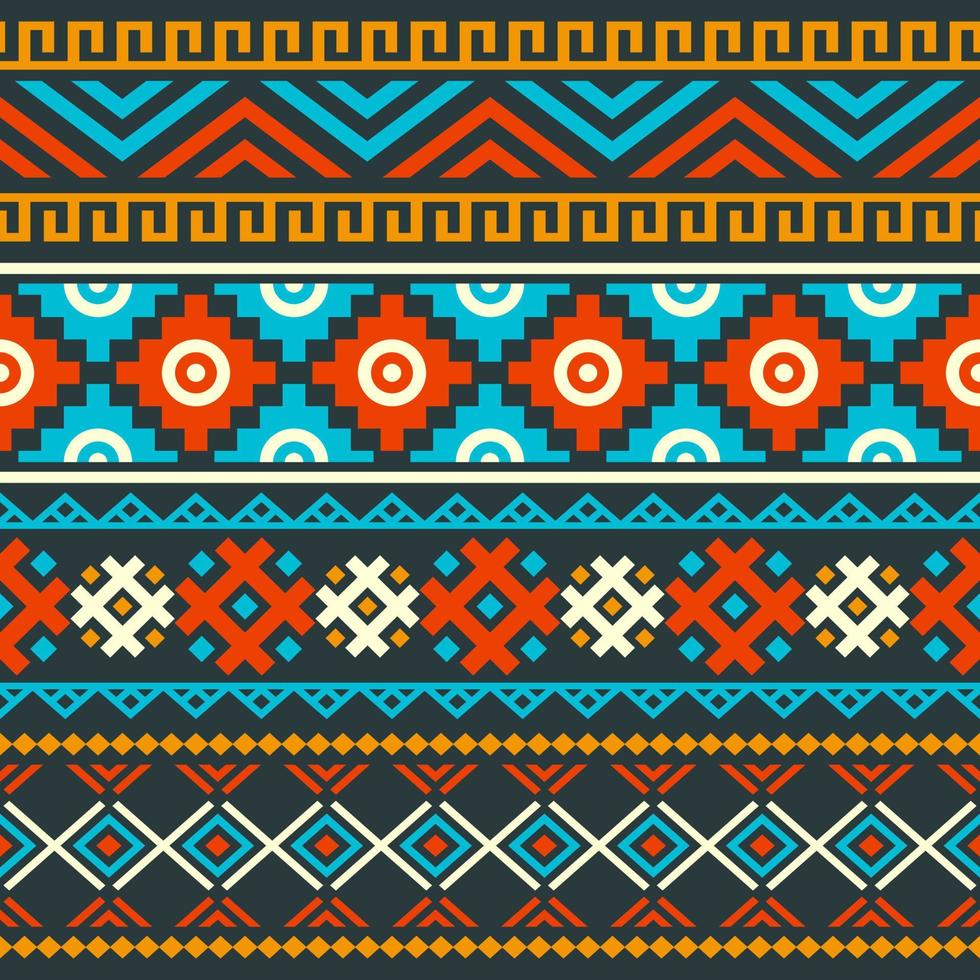 Ethnic Seamless Pattern In Native Style vector