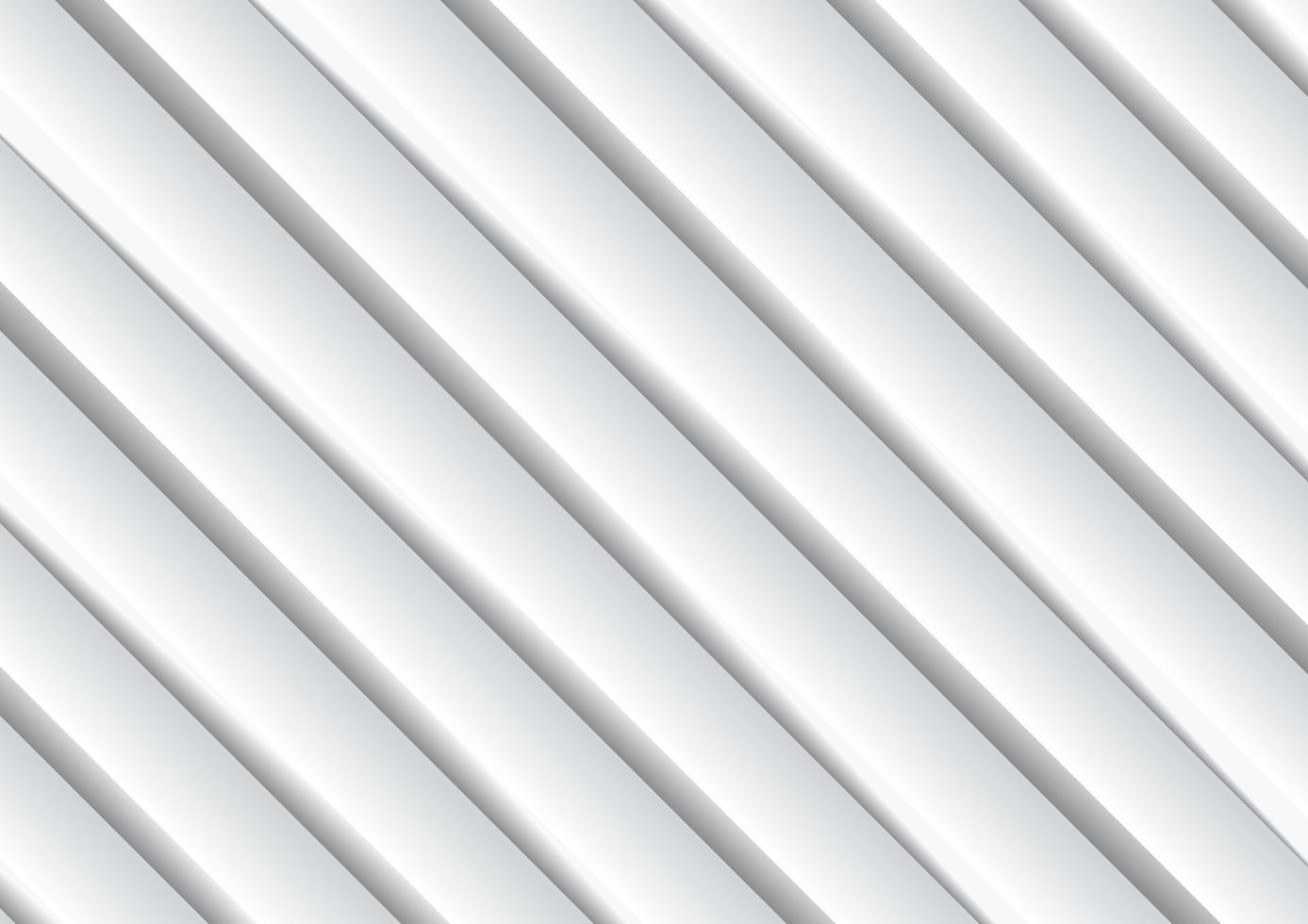 Abstract white stripes background texture with papercut style vector