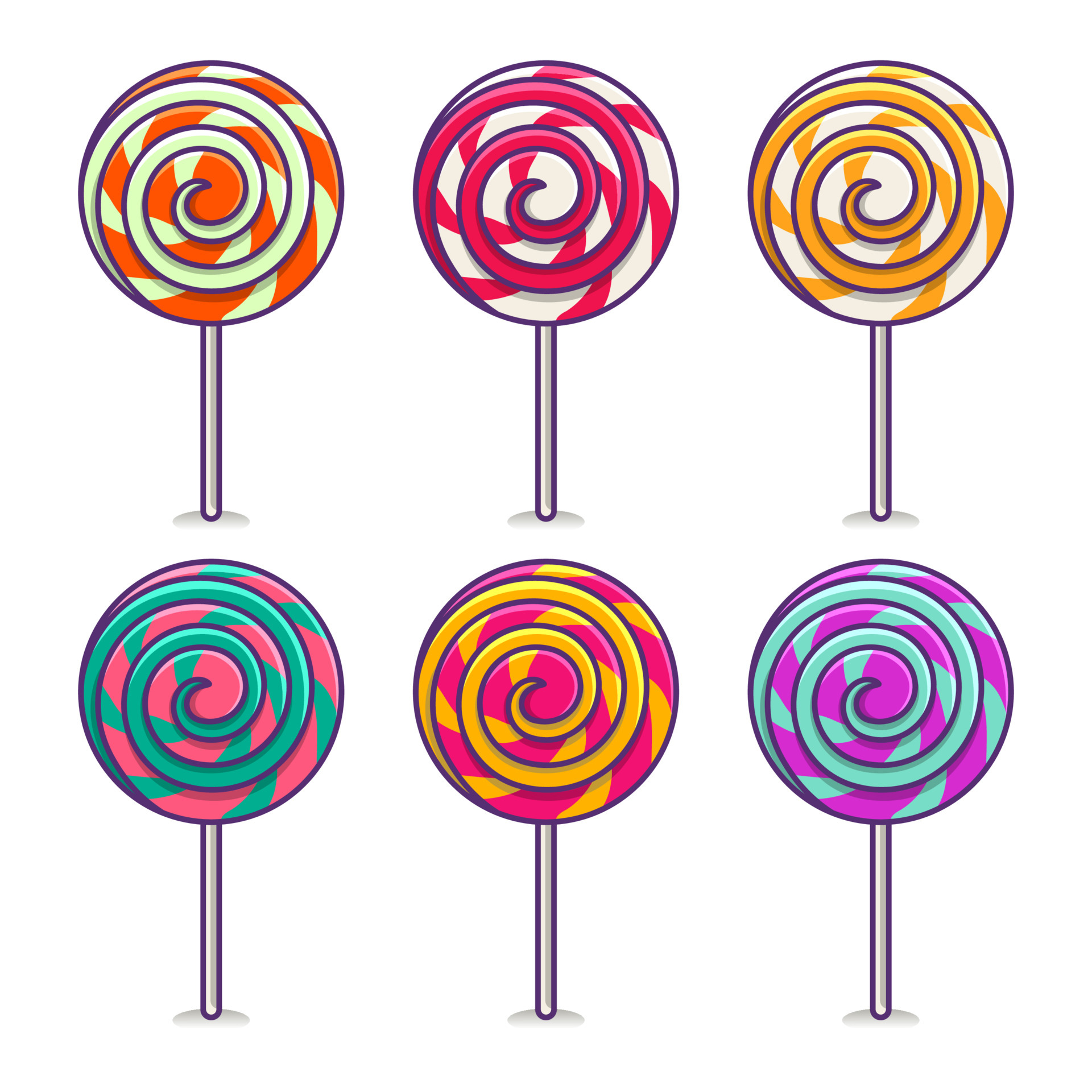 candyland lollipop clipart images