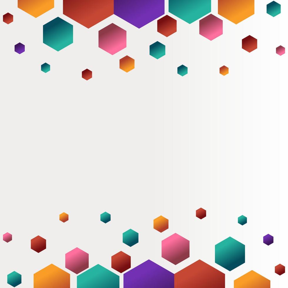 Abstract Geometric Shape Hexagon Background vector