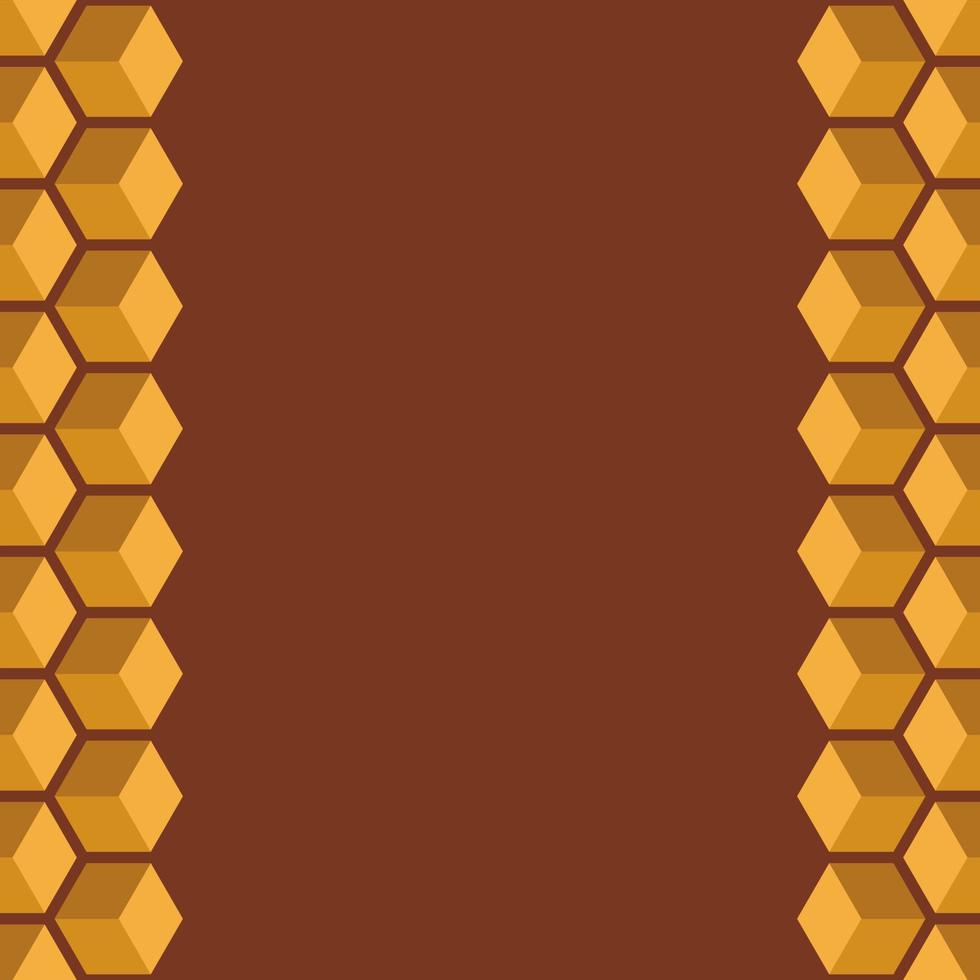 fondo de hexágono de forma geométrica abstracta vector