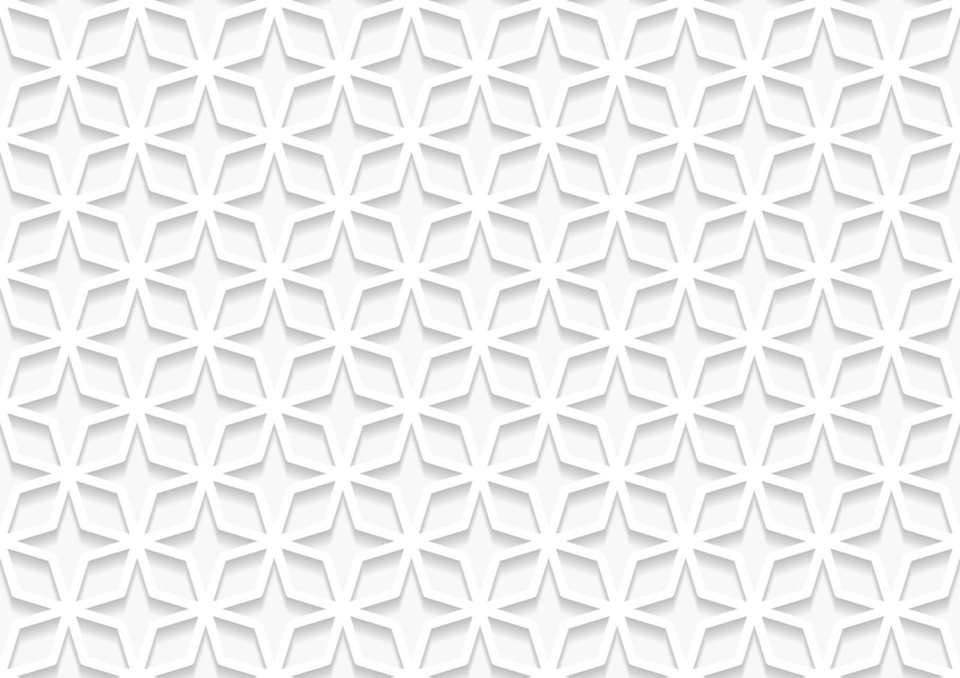 Abstract white and grey geometric background texture vector