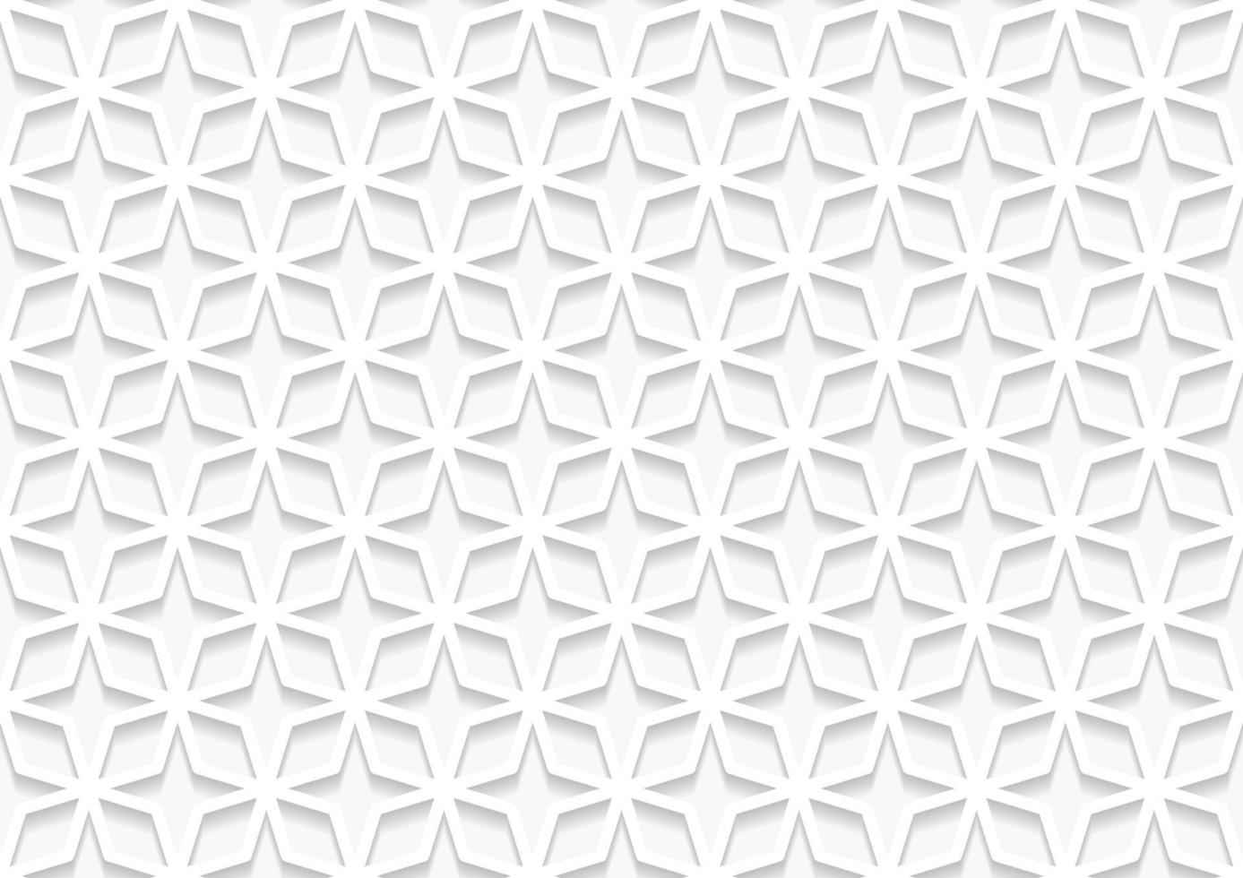 Abstract white and grey geometric background texture vector