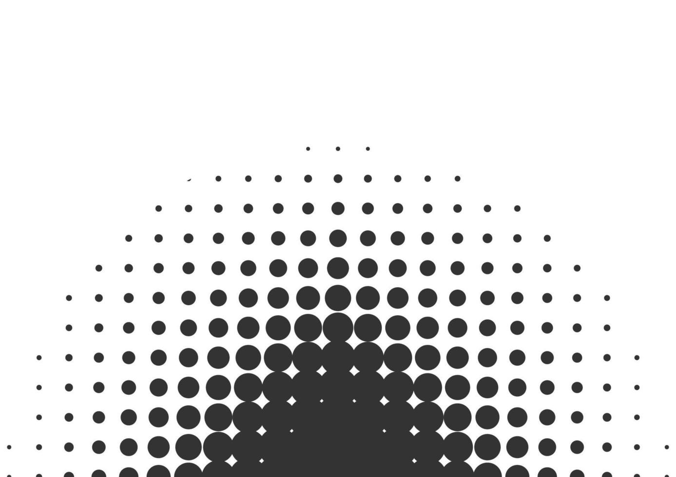 Abstract black and white dots halftone background vector