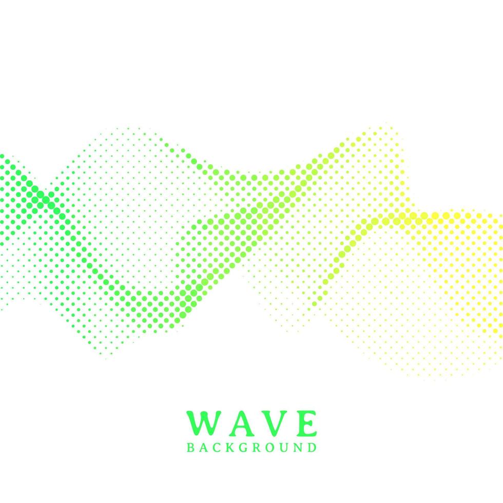Abstract wavy colorful gradient dots halftone background vector