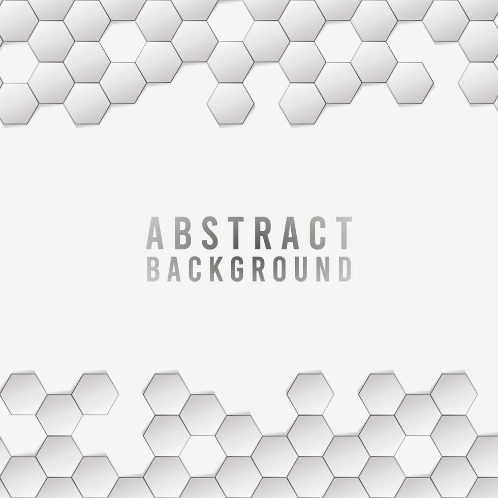 Abstract Geometric Shape Hexagon Background vector