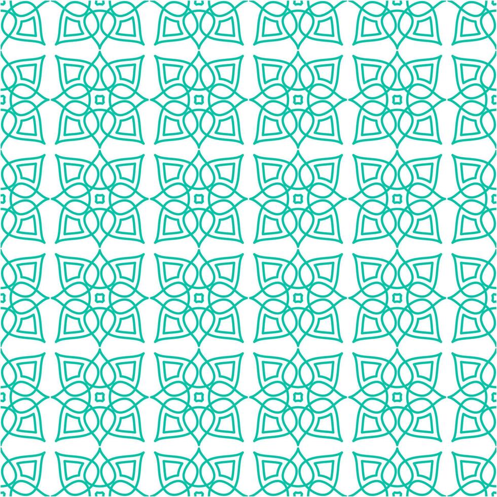 Islamic abstract ornament seamless pattern design vector