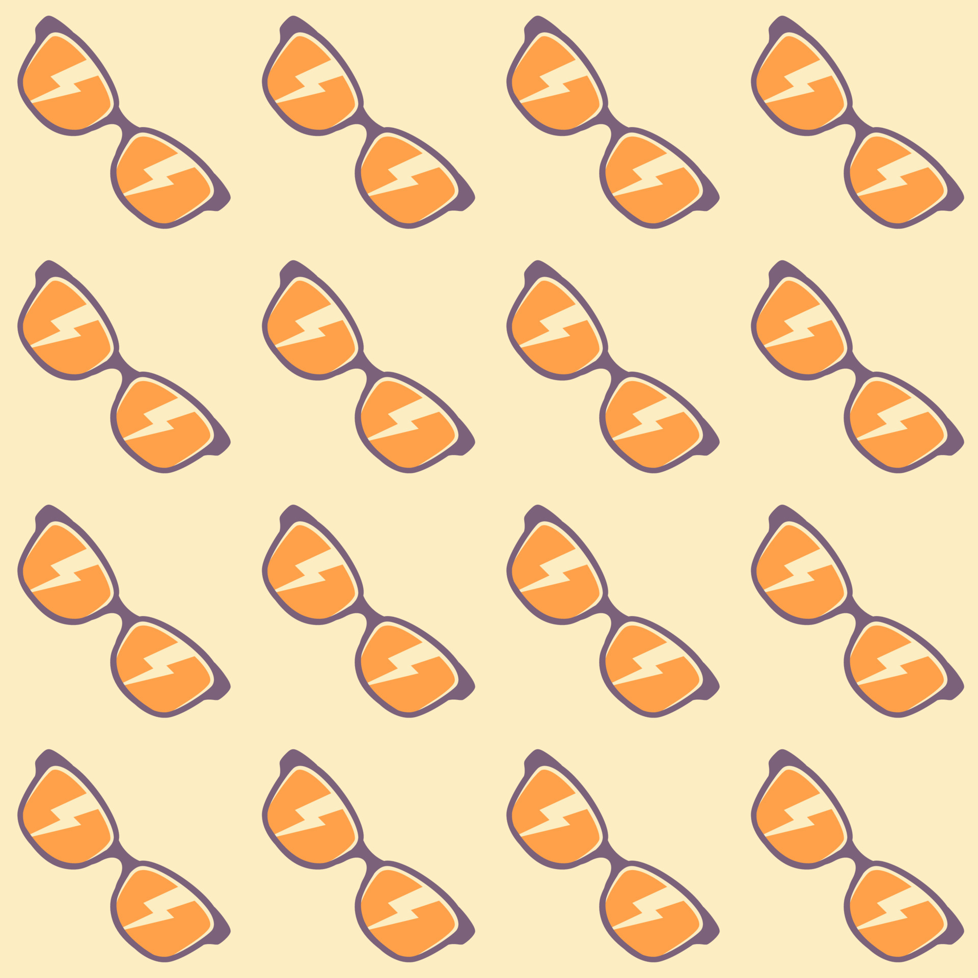 Seamless pattern background sunglasses with color 6045823 Vector Art at