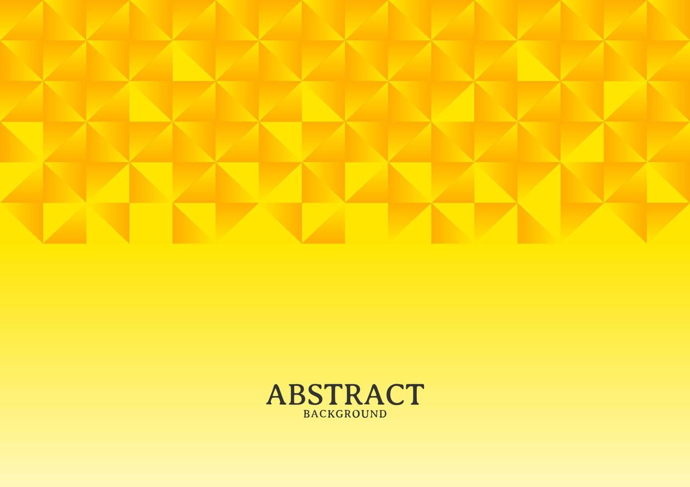 Abstract yellow geometric background concept vector