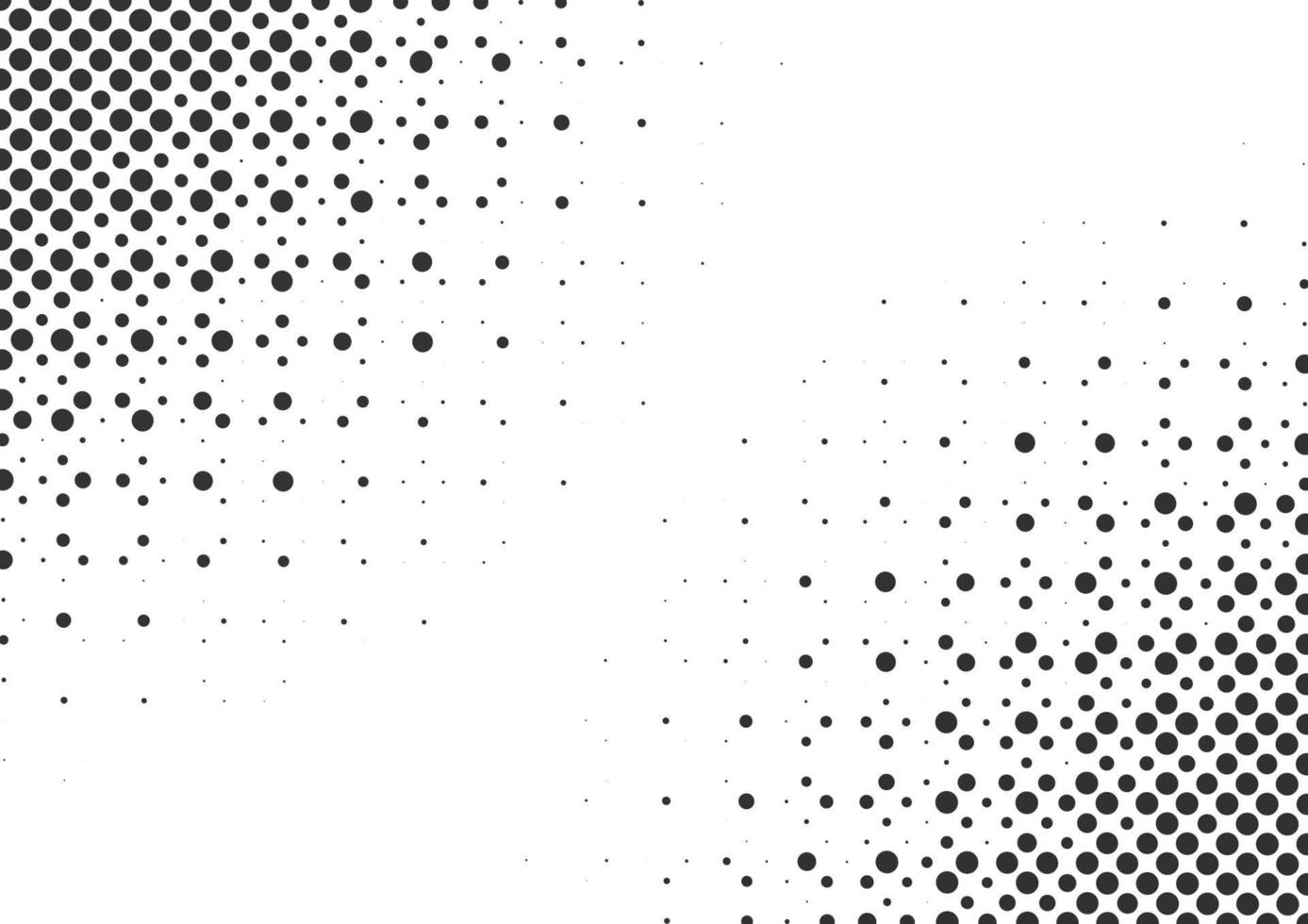 fondo de semitono de puntos blancos y negros abstractos 6045843 Vector