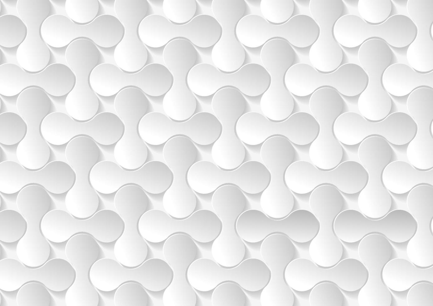 Abstract white and grey geometric background texture vector