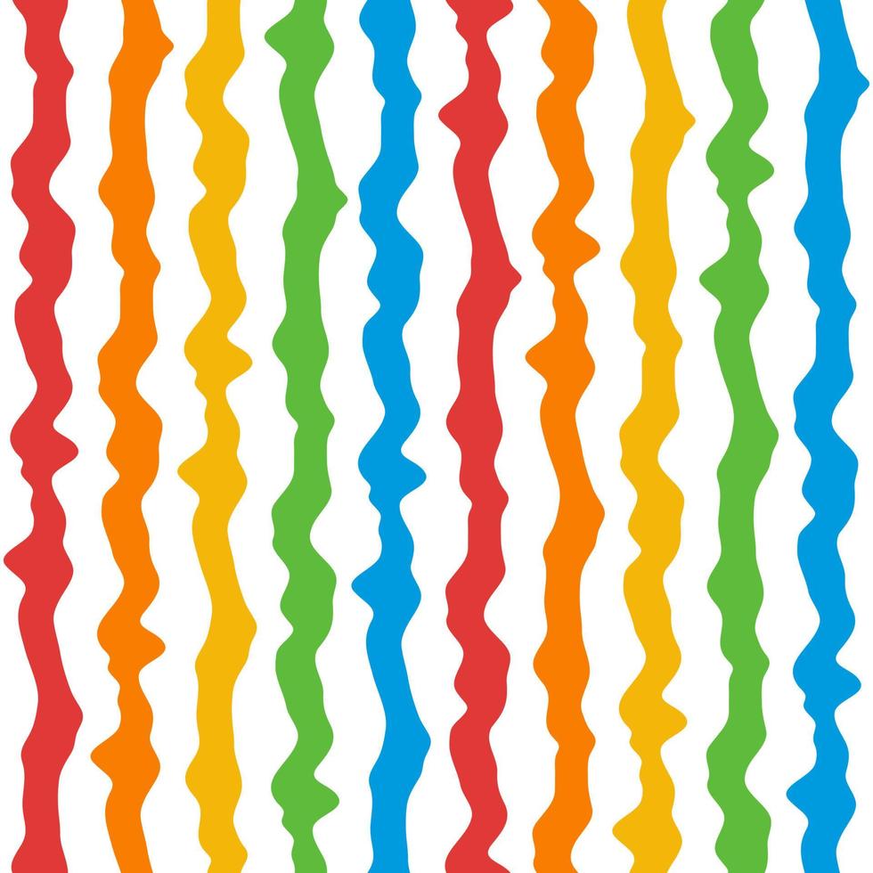 Abstract hand drawn striped seamless pattern vector