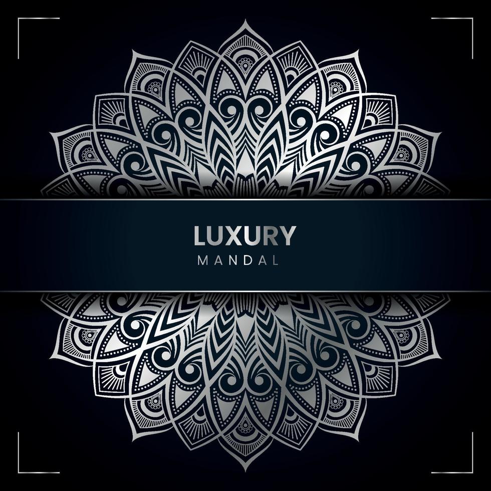 Abstract luxury mandala background ornamental with golden arabesque pattern islamic mandala vector