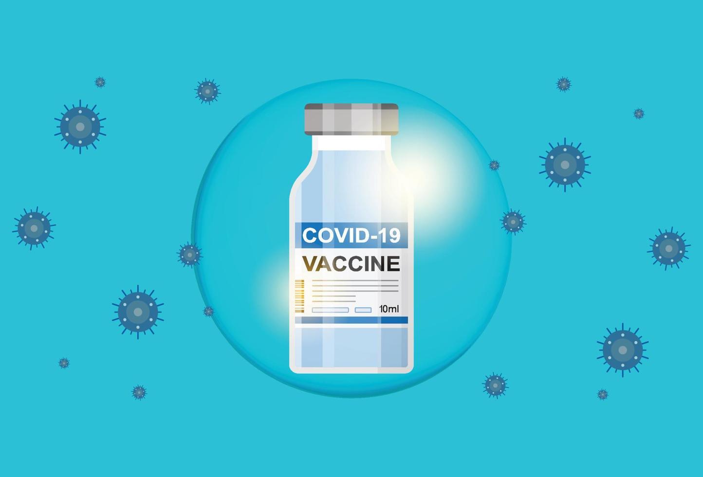 vacunación mundial contra la crisis del coronavirus covid-19 vector