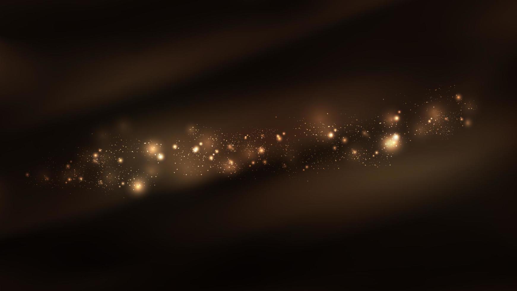 Abstract glowing particle background vector