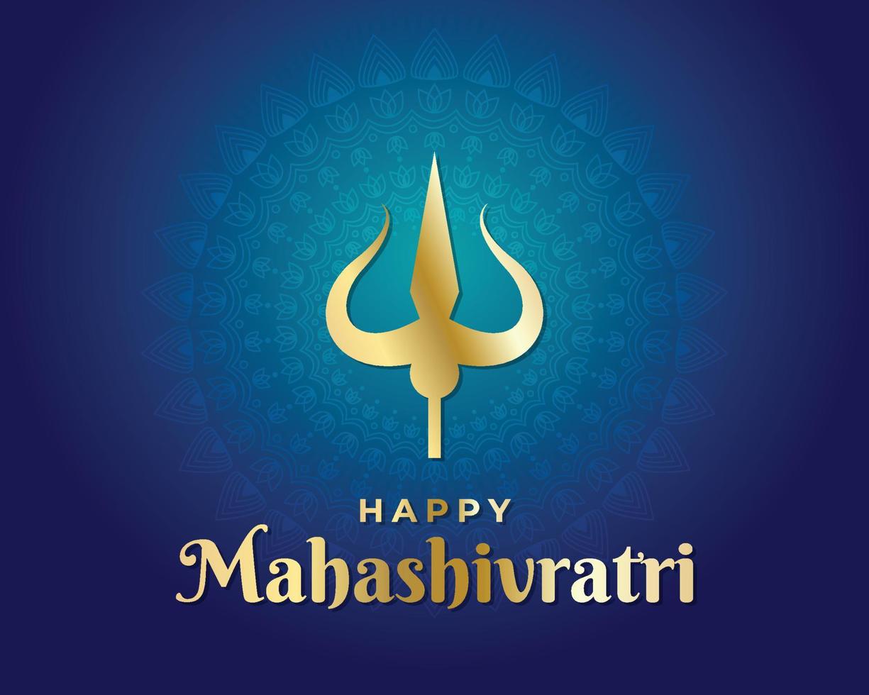 Vector illustration of Happy Mahashivratri, lord shiva, shivratri