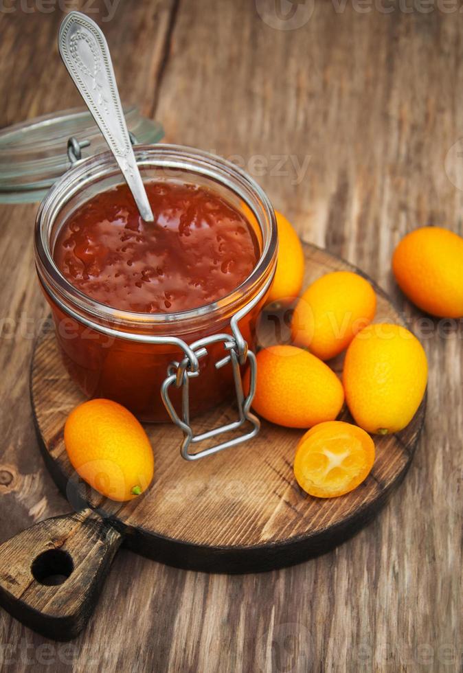 deliciosa mermelada de kumquat foto