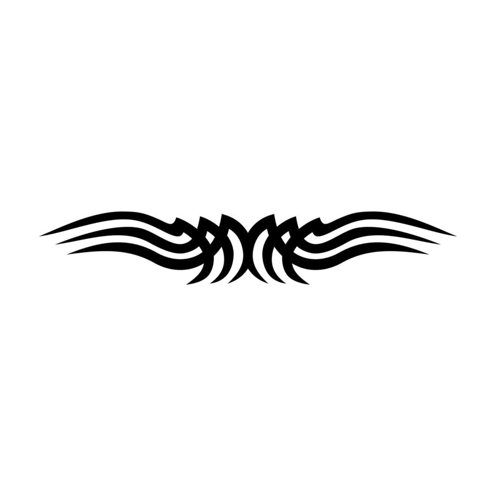 Illustration vector graphic of tribal, perfect for tattoo, art, design element, ornament, etc