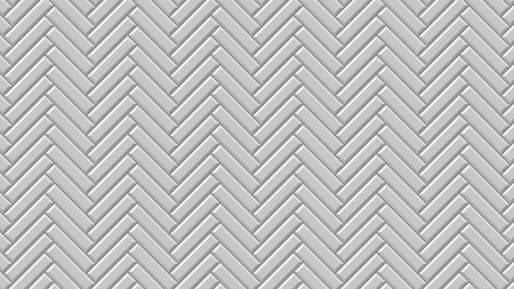 Ceramic tile herringbone pattern. Diagonal texture for subway, kitchen and bathroom. Vector illustration.