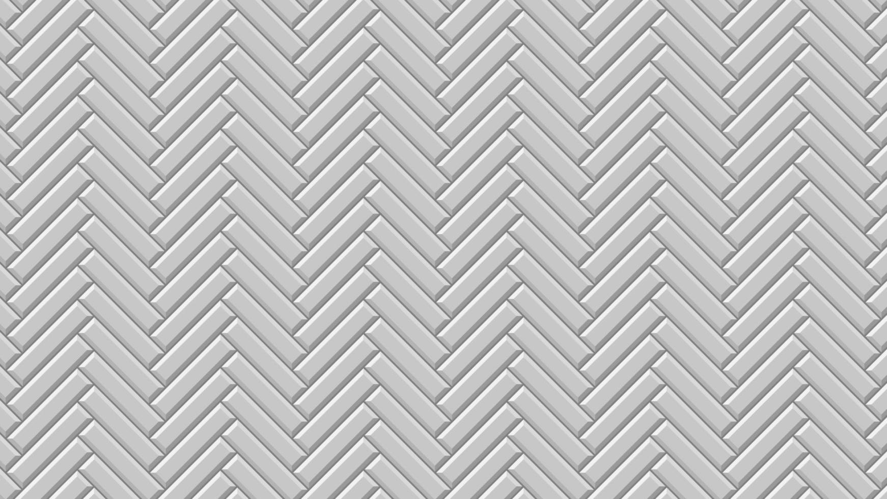 Ceramic tile herringbone pattern. Diagonal texture for subway, kitchen and bathroom. Vector illustration.