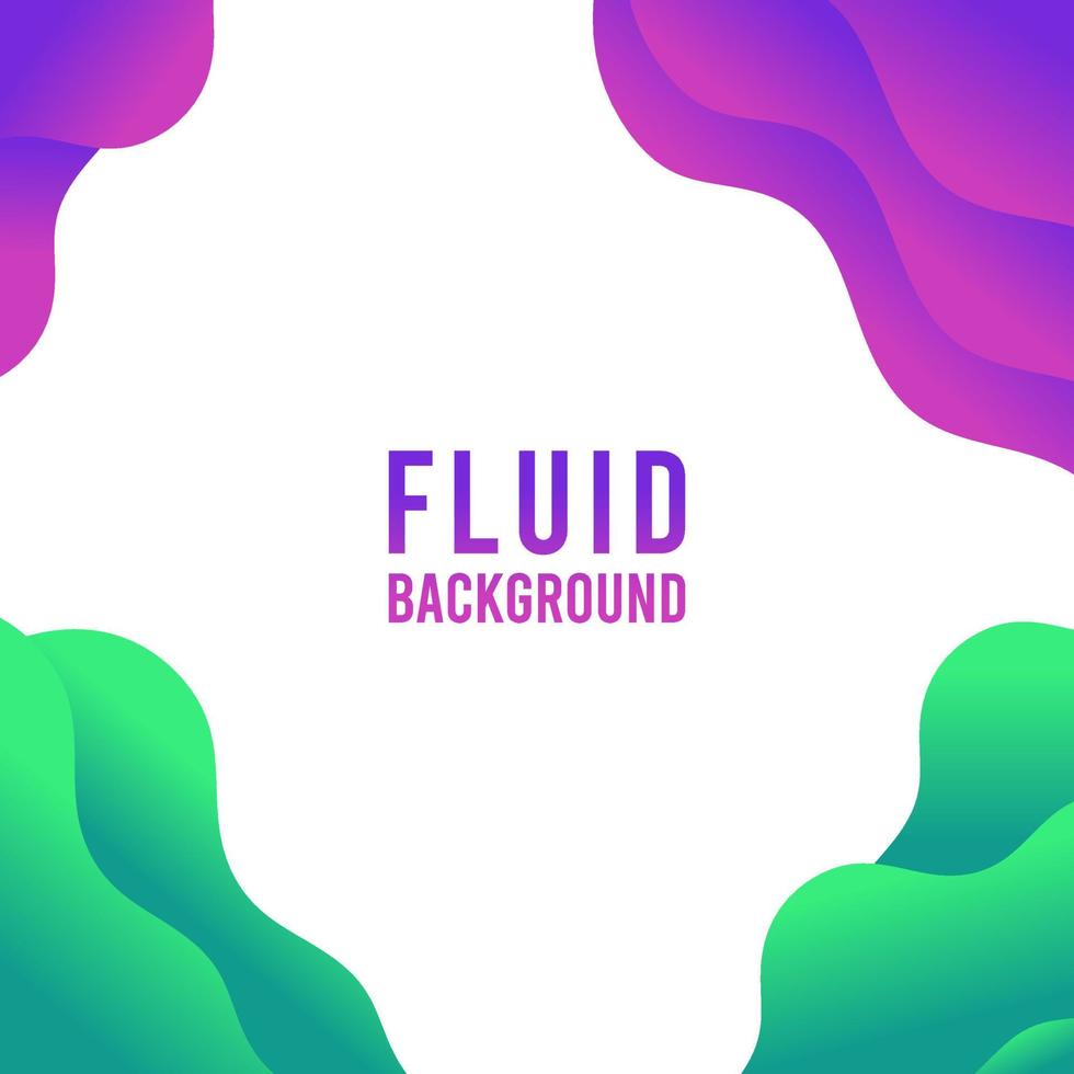 Modern Fluid Gradient Colors Abstract Background vector