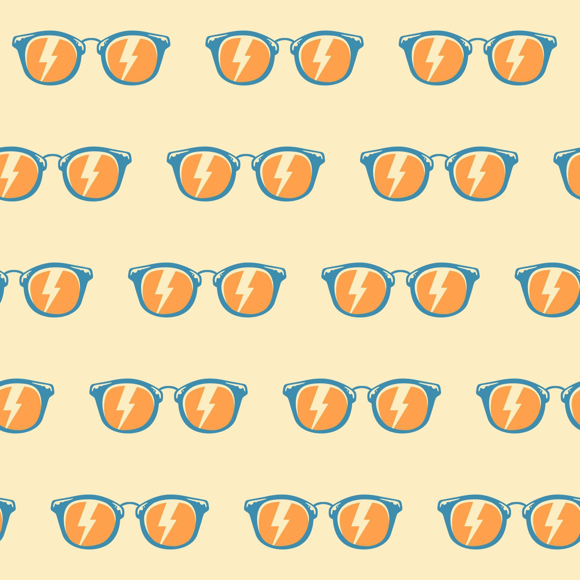 Seamless pattern background sunglasses with color 6050321 Vector Art at