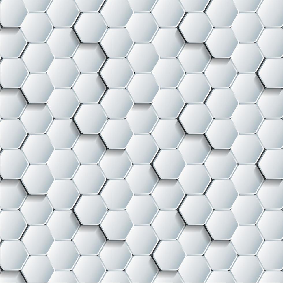 fondo de hexágono de forma geométrica abstracta vector