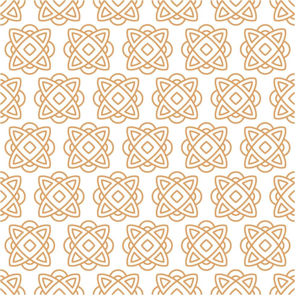 Islamic abstract ornament seamless pattern design vector