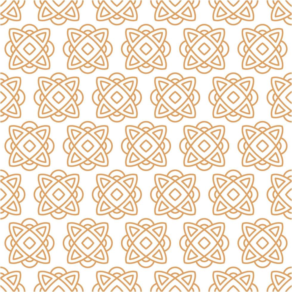 Islamic abstract ornament seamless pattern design vector