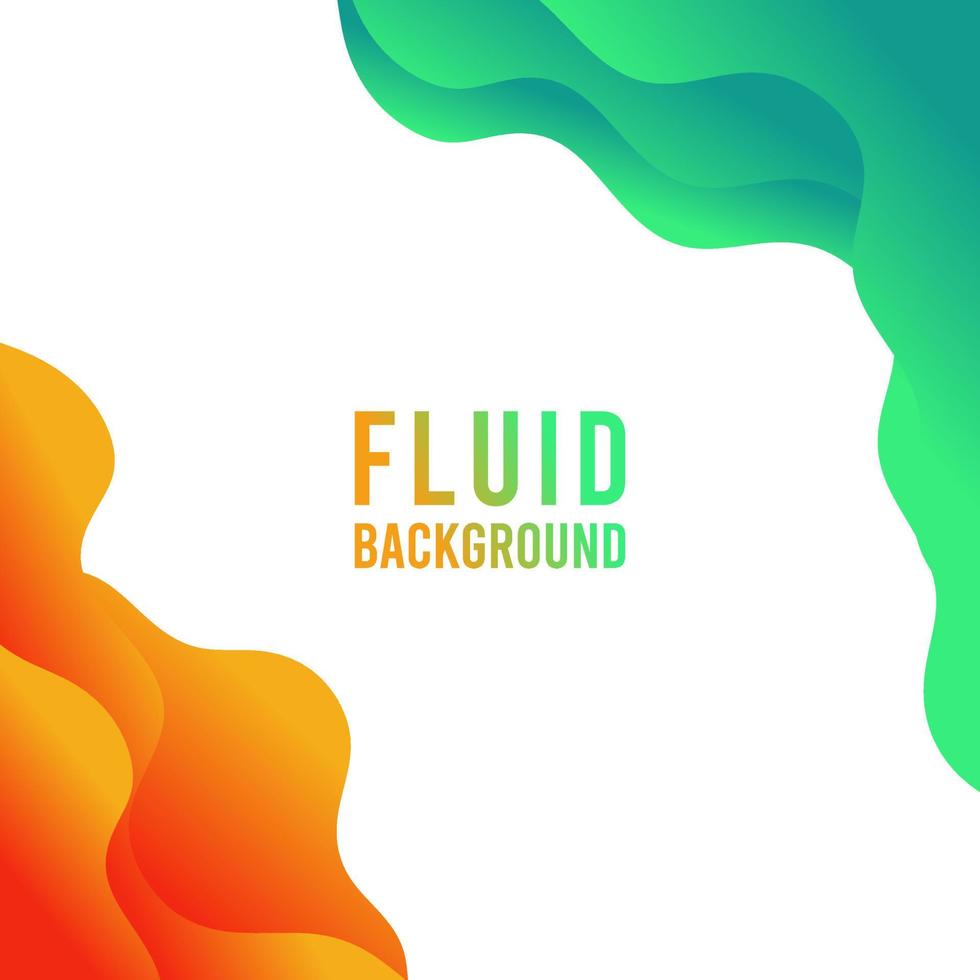 Modern Fluid Gradient Colors Abstract Background vector